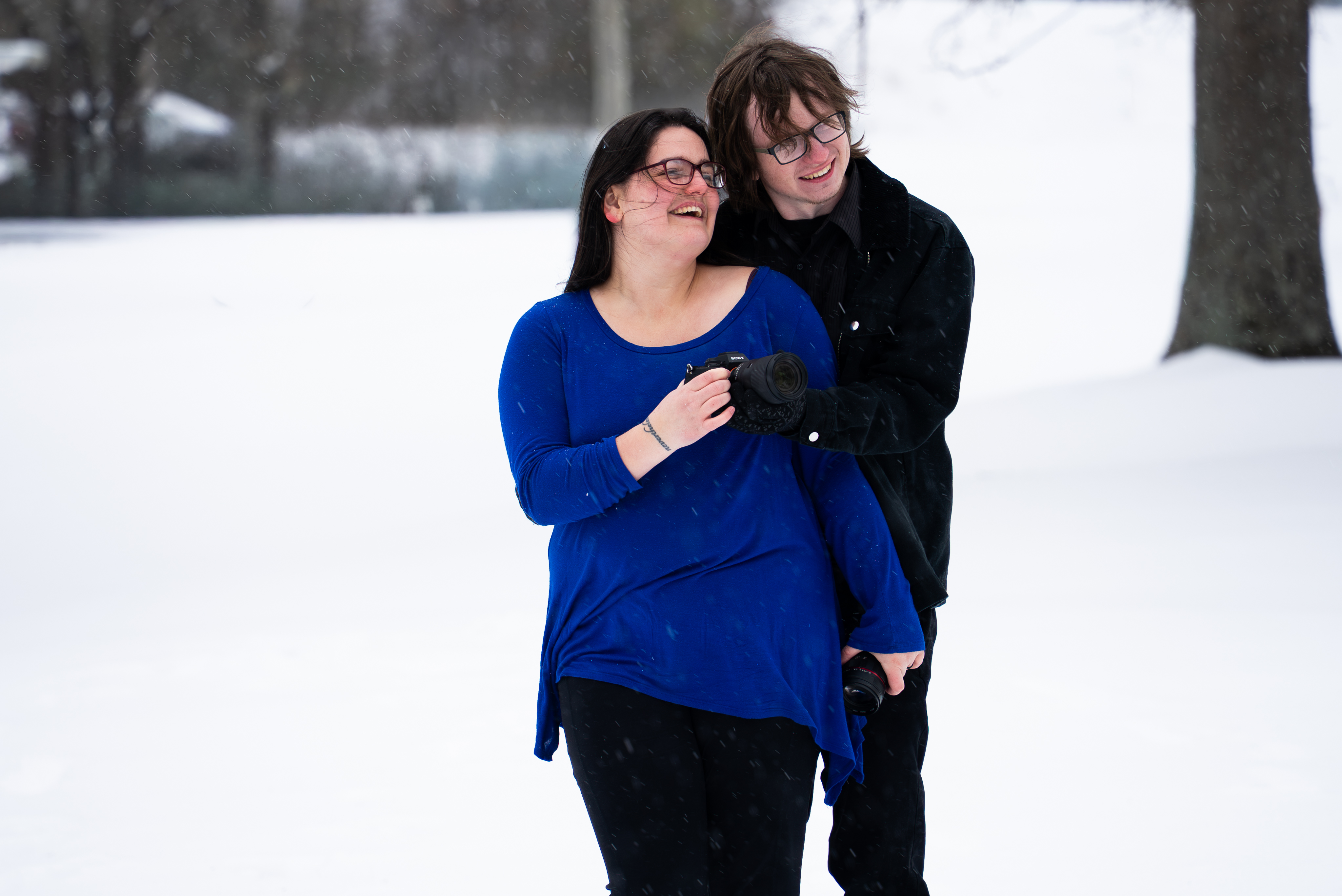 TN wedding photographer and videographer in the snow